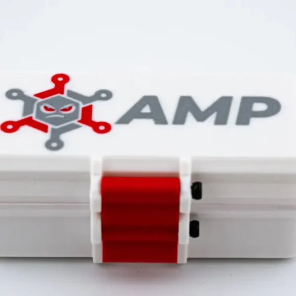 AMP 3D-Printed Vial Case – 10 Slot Secure Storage Box