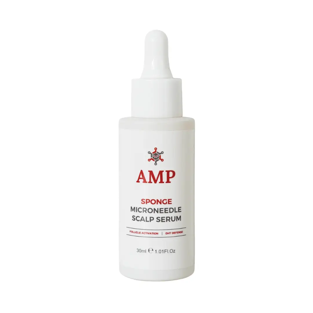 amp-microneedle-scalp-serum-30ml Sponge Microneedle Scalp Serum – Hydrolyzed Sponge & Botanical Peptides Infused Scalp Serum (30 mL) - Image 1
