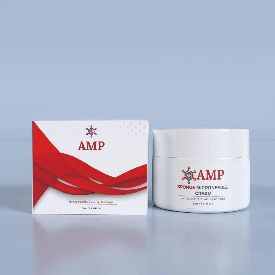 sponge-Microneedle-cream-1080x1080 Sponge Microneedle Cream – Hydrolyzed Sponge & Multi-Peptides Blended Moisturizing Cream (50 mL) - Image 1